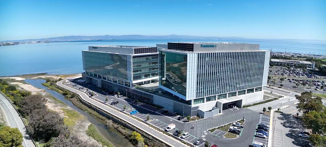 Freenome’s waterfront campus at Genesis Marina in Brisbane