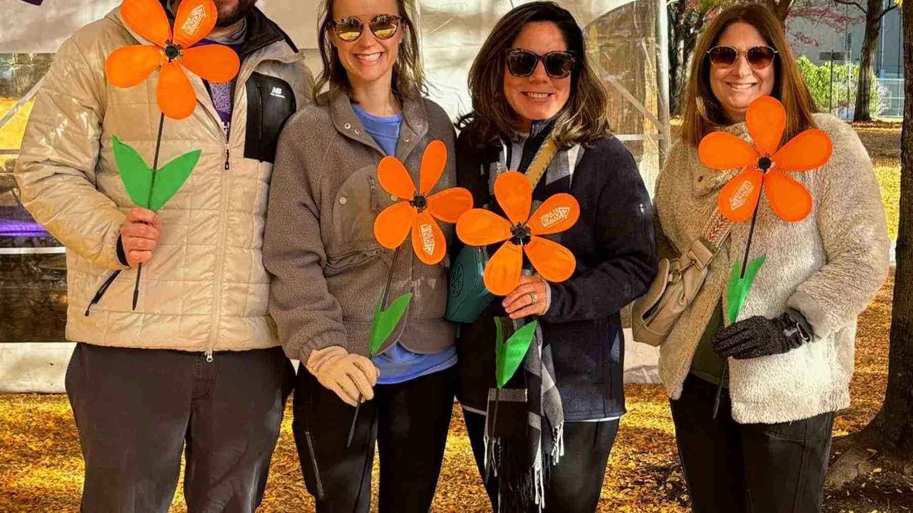Lantheus colleagues volunteering together at a community event