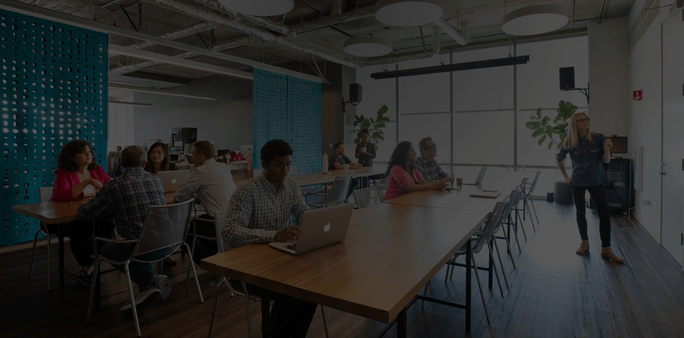 Twist Bioscience colleagues working together in an open office